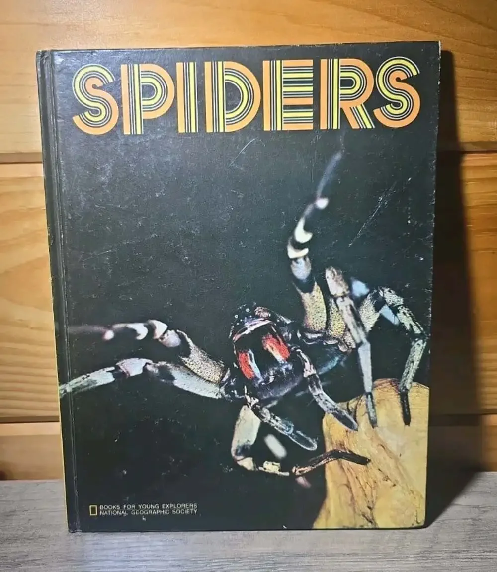 Vintage National Geographic Books For Young Explorers 1974 Hardcover Spiders